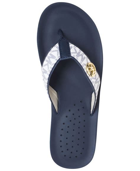 michael kors flip floos|michael kors platform flip flops.